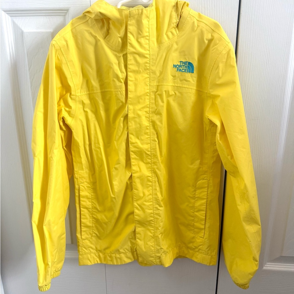 The North Face Girls Yellow Hyvent Raincoat
